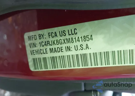 2021 Jeep Grand Cherokee L Limited 4X4 из США, поврежденный, VIN 1C4RJKBGXM8141854